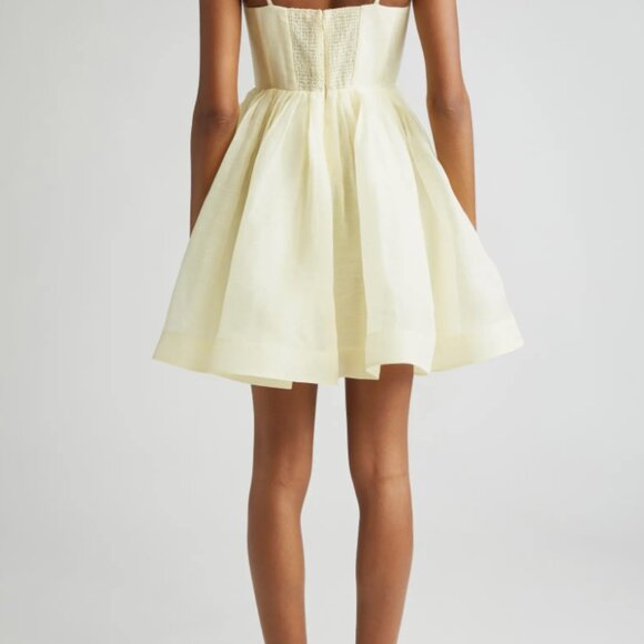 Zimmermann Pleated Linen & Silk Minidress (NWT) - Picture 3 of 3